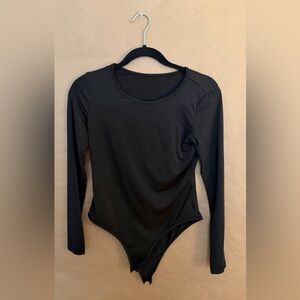 Black Long Sleeve Women's Bodysuit